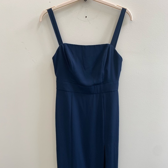 Fame and Partners Straight Neckline Strappy Body Con Dress - Picture 2 of 8